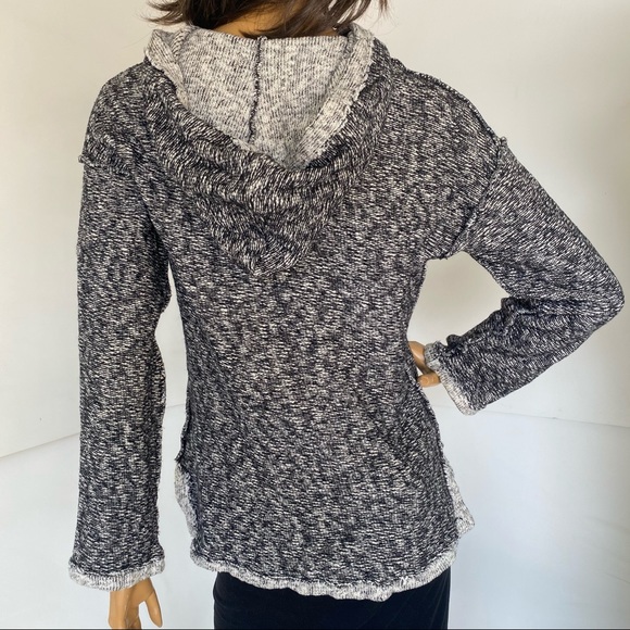 LA't L'AGENCE BAJA PULLOVER HOODIE SWEATER SZ S - Picture 4 of 8